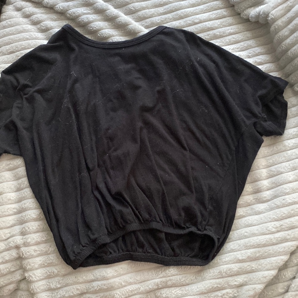 Black crop top